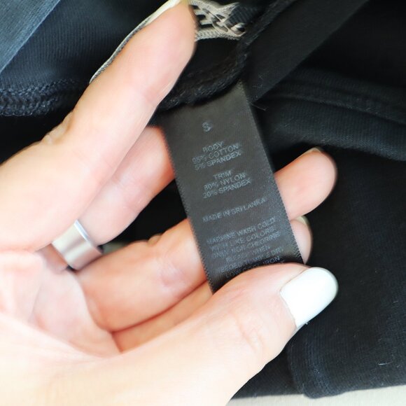 Express Black Mesh Leggings - Picture 4 of 6